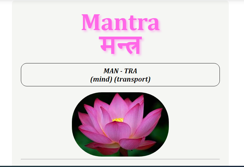 Mantra page